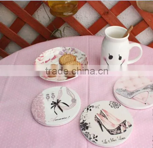 Russia Porcelain Doll Shape Ceramic Coaster photo-4