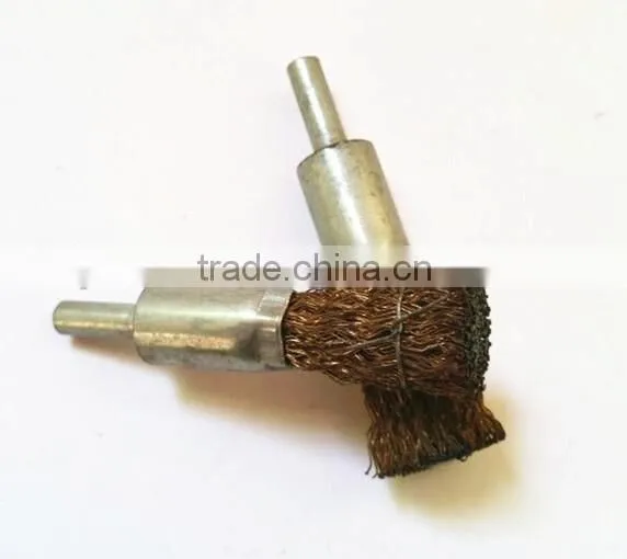 Steel Wire Type Brush With Shaft,steel Wire Cup Brush photo-4