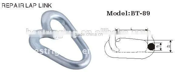 Hot Sales Zinc Plated Forged Repair Link KN30 in Rigging Hardware China Manufacturer photo-2
