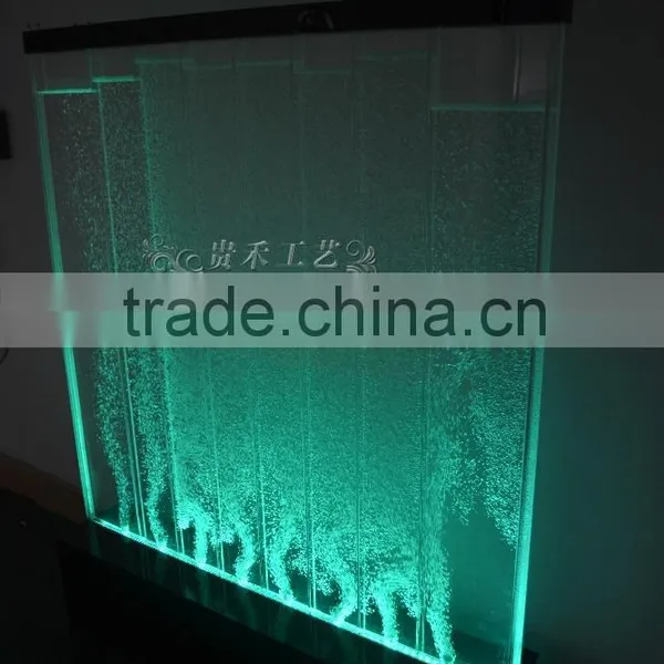 Indoor Decoration Customized Acrylic Glass Water Wall for Sale photo-5