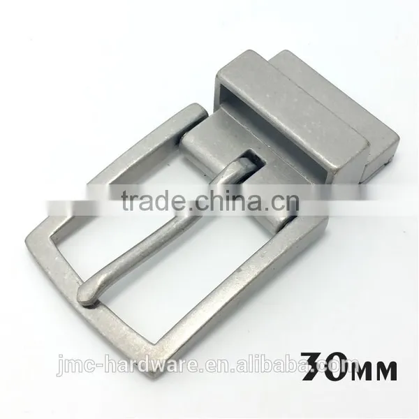 Reversible Zinc Alloy Pin Buckles Smooth Belt Buckle for Men photo-6