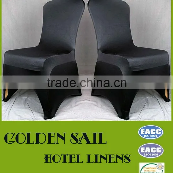 Spandex Chair Cover for Elegent Wedding, Poly/spandex 200gsm Plain