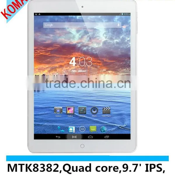 KOMAY 9.7 Inch Ainol AX9 With MTK8382 Quad Core 1GB+ 8GB IPS 1024x768 Support Multi-language 2 Cameras WIFI WCDMA