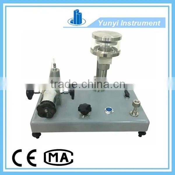 Portable Dead Weight Tester Calibrator + Weight Set photo-5