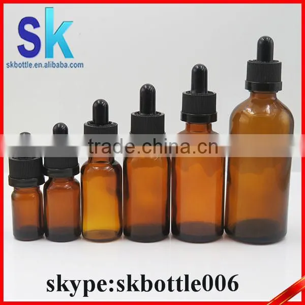 Essential Oil 100 ml Amber Glass Bottles With Child Proof Cap Supplier's Choice photo-4