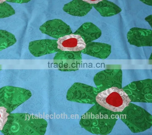 Sliver Coated and Printed Transparent Pvc Tablecloth photo-5