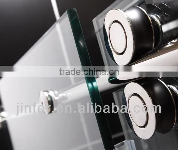 Stainless Steel Sliding Shower Door Doube Rollers photo-2