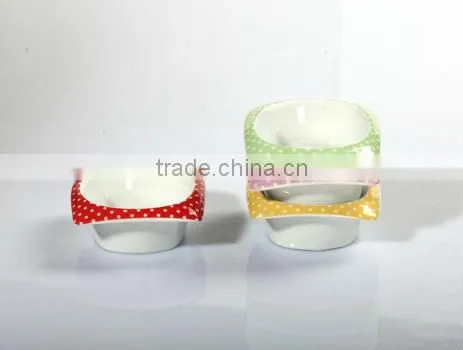 Ceramic Ramekin, Ramkein Dish With Decal Printing 20146 photo-2