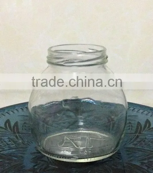 1 oz Glass Jar Glass Canning Jars Frosted Glass Candle Jar With Lid