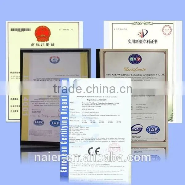 500w 12/24/48v AC Wind Generator /windmill Golden Supplier for Boat Made in China photo-5
