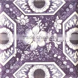 Inkjet Ceramic Relief Decor Border/listello Macthing Wall Tile Length 150*150mm photo-2