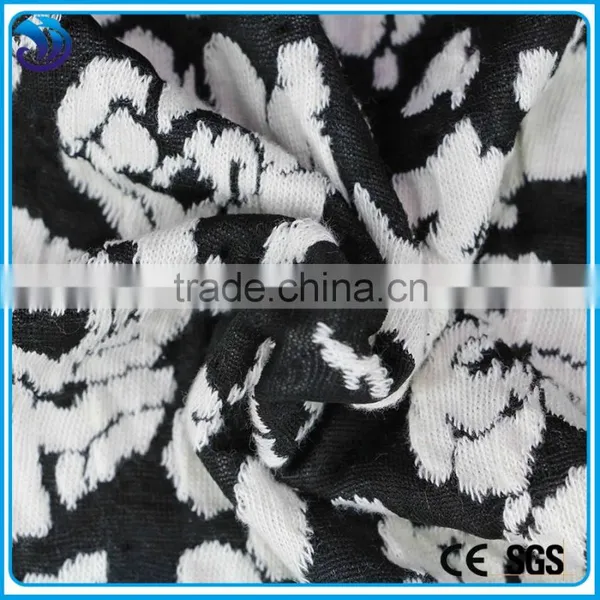 High Quality Solid Knit Cotton Polyester Spandex Stretch Fabric Wholesale for Garment photo-3