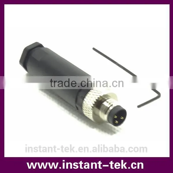 INST M8 3P/4P M16 Self-locking Male and Female Waterproof Connector photo-5