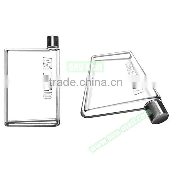 BPA Free Mini A5 Memo Paper Bottle Memo Water Bottle Flat Memo Bottle Quality Choice photo-2