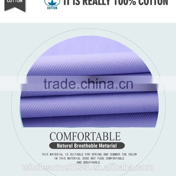100%cotton Designer Button Down Blue Short Sleeve Dress Shirts for Men photo-6