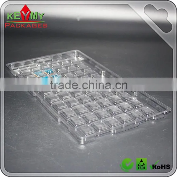 Custom Electronics 6*10 Components Clear Packaging Tray, 6*10 Cavities Custom Clear Packaging Tray for Electronics photo-4