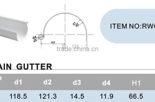 Eco-friendly Pipe Fittings Gutter photo-2