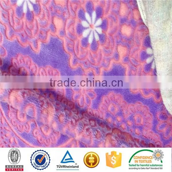 Warp Knitting Burnn-out Short Pile Velvet Decoration Sofa Cover Fabric photo-3