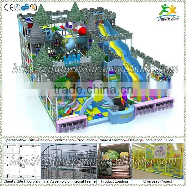 Free Design CE & GS Standard Eco-friendly LLDPE Kids Indoor Commercial Playground Equipment
