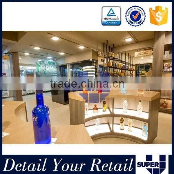 Luxury High Quality Wine Designed Shop Display Cabinet