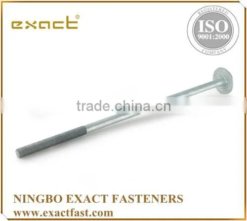 Manufacturer Supply Carbon Steel A307 Standard Grade 2 Hot Dipped Galvanized Timber Bolt/round Head Mushroom Bolt photo-4