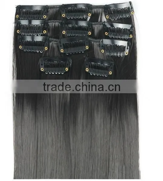 Wholesale Discount 100% Human Remy Cheap Indian Hair Clip in Extensions photo-2