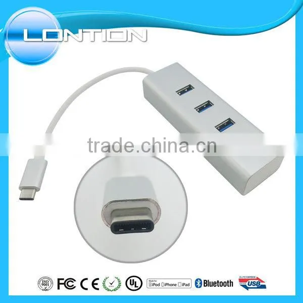 Type C USB 3.0 to USB3.0 4 Ports Hub + Type-C Female Charging Port photo-2