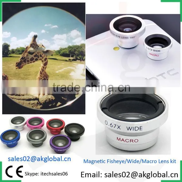 Zoom Camera Lens Magnetic 3 in One Lens Kit for Samsung Galaxy s4 s5 s6 Edge Note 3 4 5 photo-6