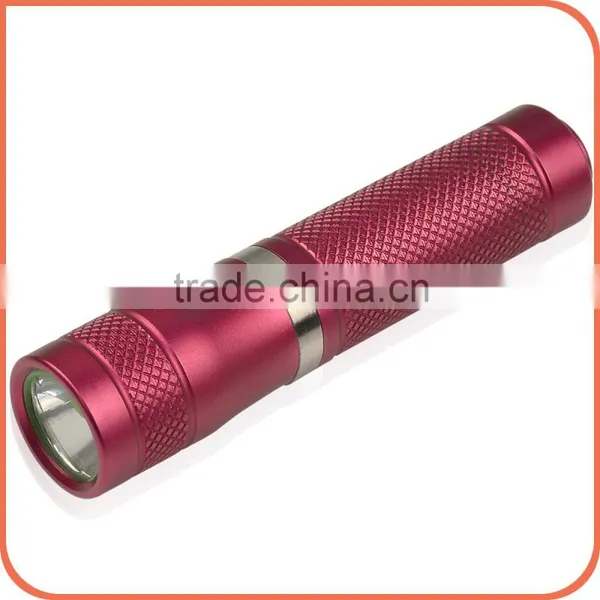 LuckySun Cool Blinking Gifts 200m Long Range 10440 AAA Battery Led Torch Lights Mini Flashlight photo-2