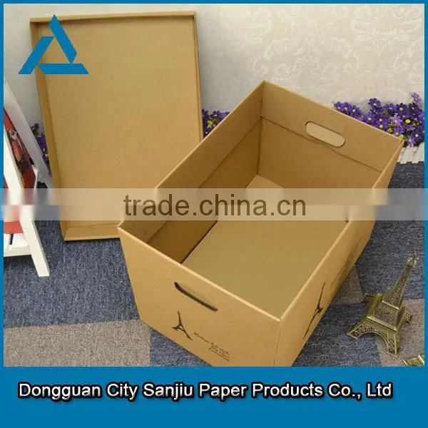 Customized Folding Cardboard File Storage Box photo-2