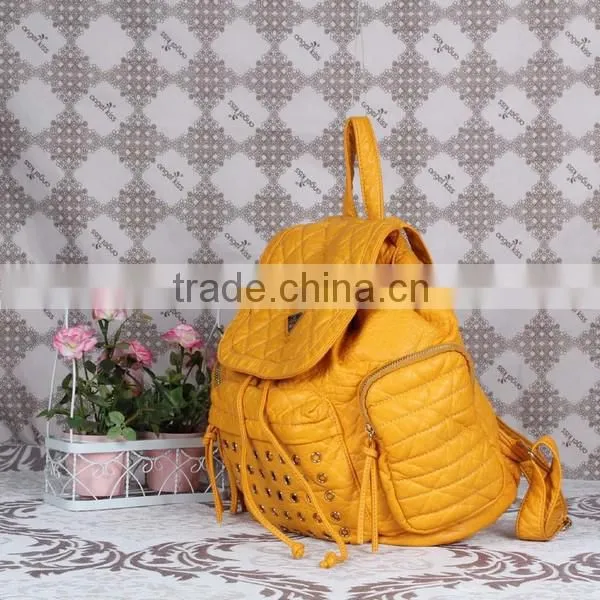 Fashion Lady pu Backpack With Studs photo-2