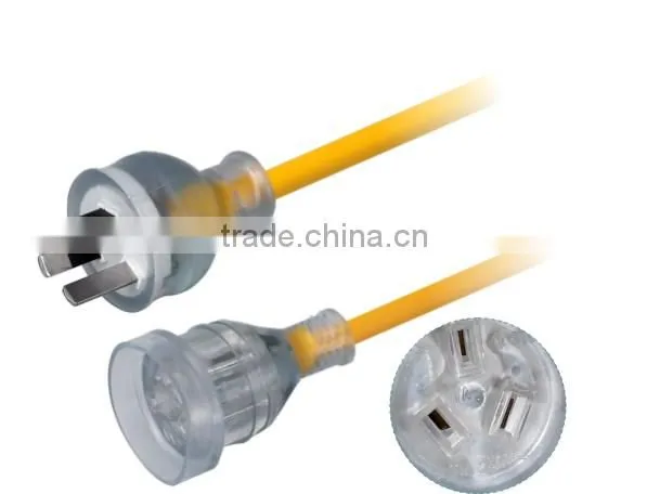 Australian Power Cords SAA Power Cords 2 Non-wirable SAA Plugs Lighting Plug With Cable DL2 4V-75 photo-3