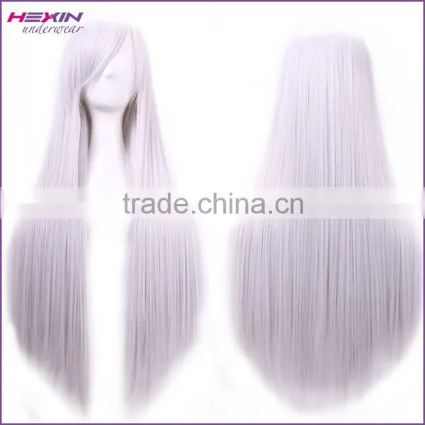 80cm New Hairstyle Natural Long Orange Wig photo-6