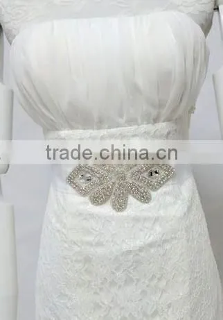 Fancy Rhinestone Wedding Belts and Bridal Sashes for Dress Handmade WA019 photo-3