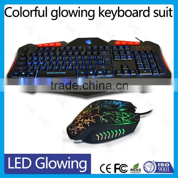 Custom Function Ergonomic Keyboard Backlight Led Colorful Gaming Mouse photo-4