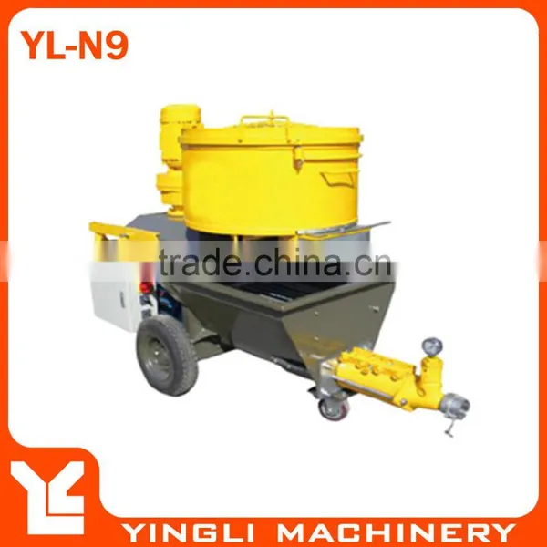 Versatile Automatic Cement Mortar Plastering Spray Pump Machine YL-N9