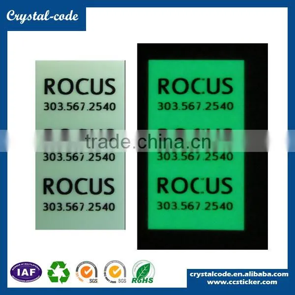 Multicolor Attractive Design Fluorescent Glow in the Dark Sticker photo-5
