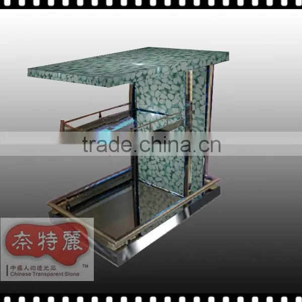 Eco-friendly Food Touch Decorative Acrylic Italian Marble Dining Table photo-3
