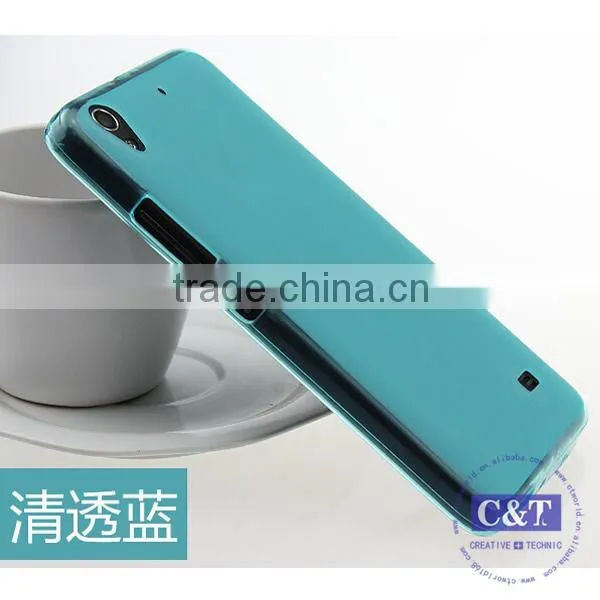 C&T Wholesale High Quality Colorful Newest Rubber TPU Phone Cover Case For Huawei Y336 photo-4