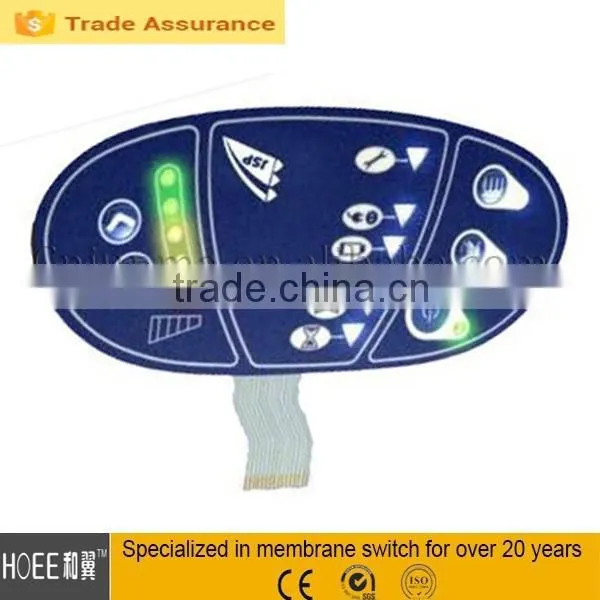 China Custom High Quality Screen Printing Home Appliance Application and Poly Dome Touch Membrane Keypad Switch photo-3