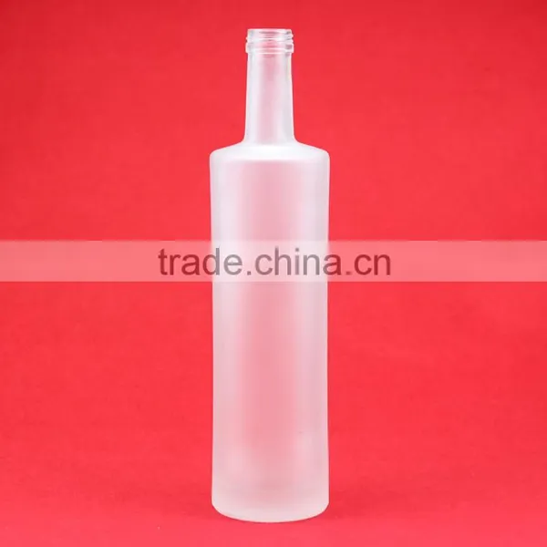 High Quality Frosted Glass Bottle Tequila Glass Bottle Fancy Glass Bottle photo-3