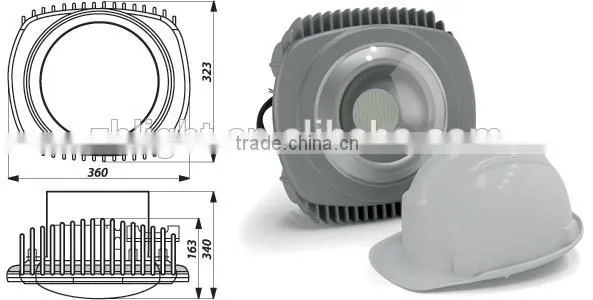 UL TUV RoHS SAA Certification Aluminum Lamp Body 7000 Lumens Led Flood Light 100 Watt photo-2