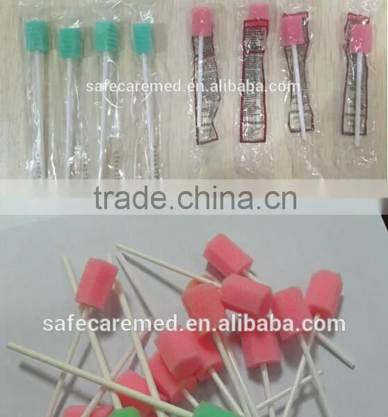 Medical Use Sterile Packing Disposable Flavored Disposable Oral Swab