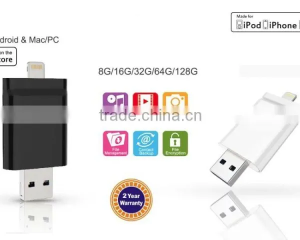 the USB Card Reader and USB Drive for Iphone