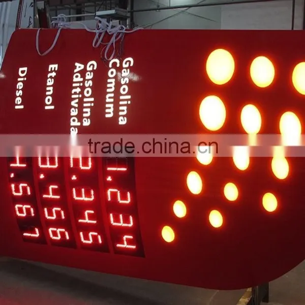 High Quality Prime Single-pole Aluminum Led Pylon Signs photo-3