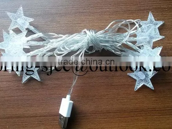Transparent Five-pointed Star LED String Light photo-3