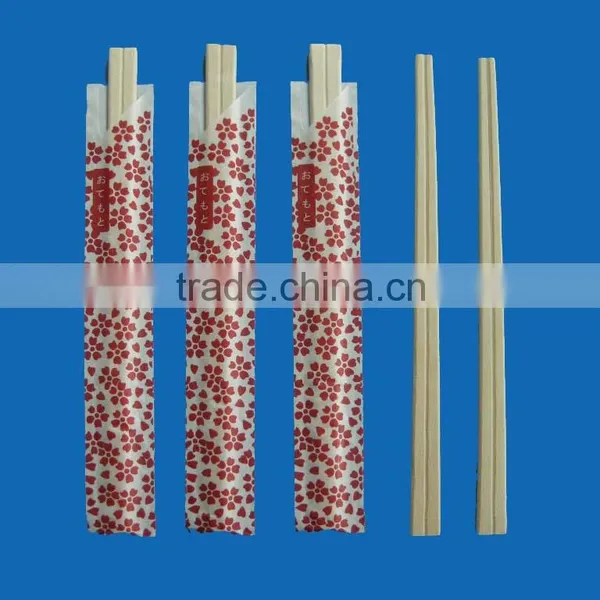 Disposable Birch Chopsticks With Paper Wrapped photo-2