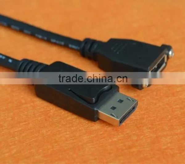 DisplayPort Female To Female Extension Adapter Panel Mount Cable photo-2