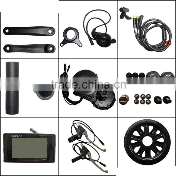 36V 350W Bafang 8fun Central Mid Drive Motor Ebike Kits