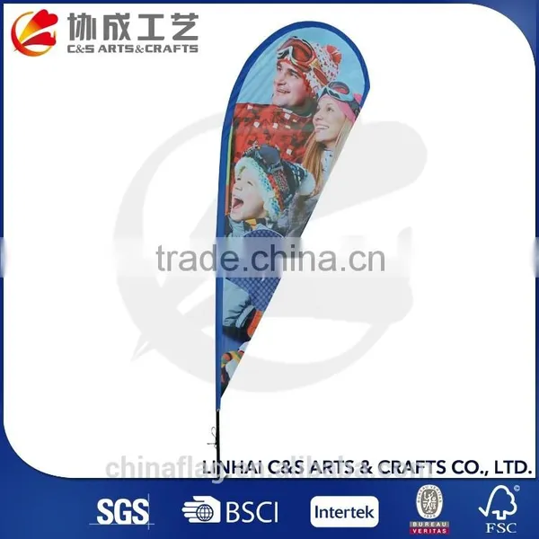 Eco-Friendly Promotional Custom Printing Table Beach Flag photo-3